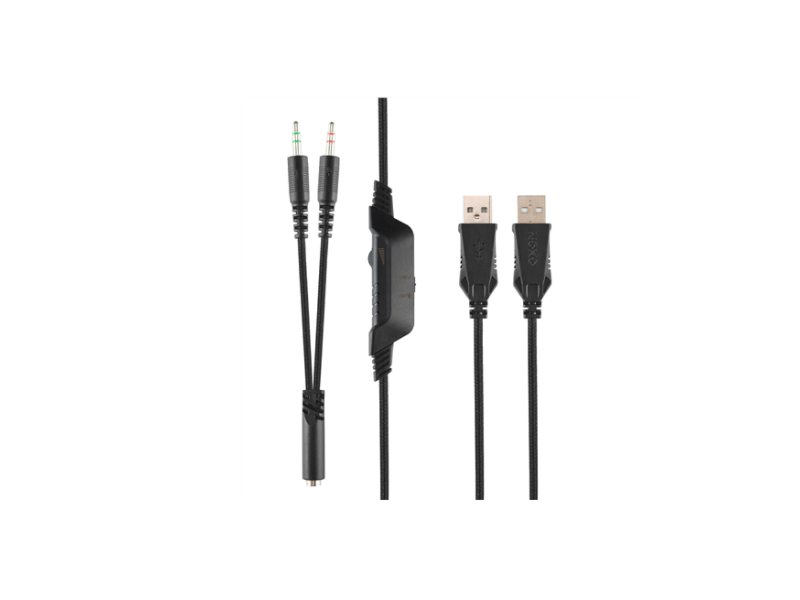 NOXO Skyhorn Gaming RGB fejhallgató