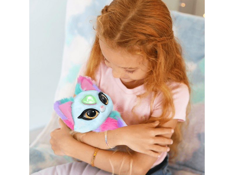Skyrocket My Fuzzy Friends suttogó plüss cica, Skye (18604)