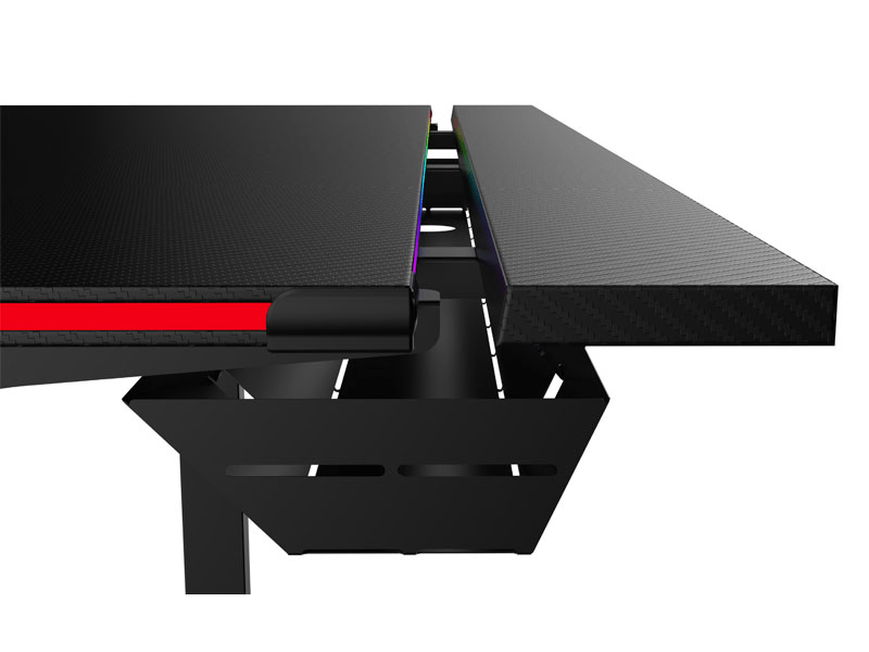 The G-Lab K-Desk Platinium Gamer asztal, 140x75cm