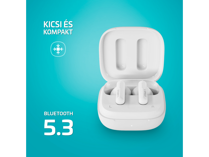 LAMAX Clips1 Plus White TWS fülhallgató, fehér