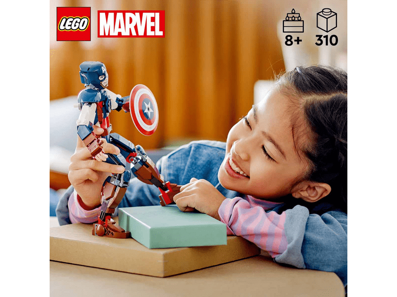 LEGO® Marvel Super Heroes Amerika Kapitány építőfigura (76258)