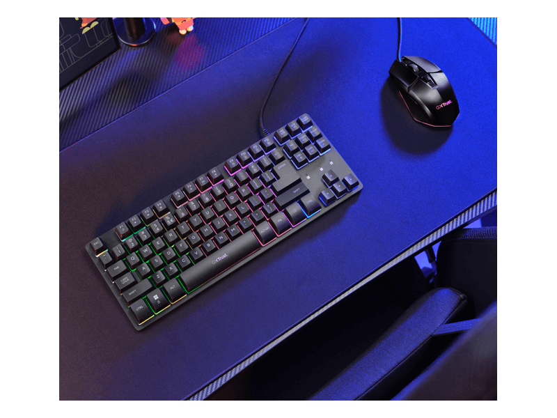 Trust GXT 833 Thado TKL Gaming billentyűzet (26063)