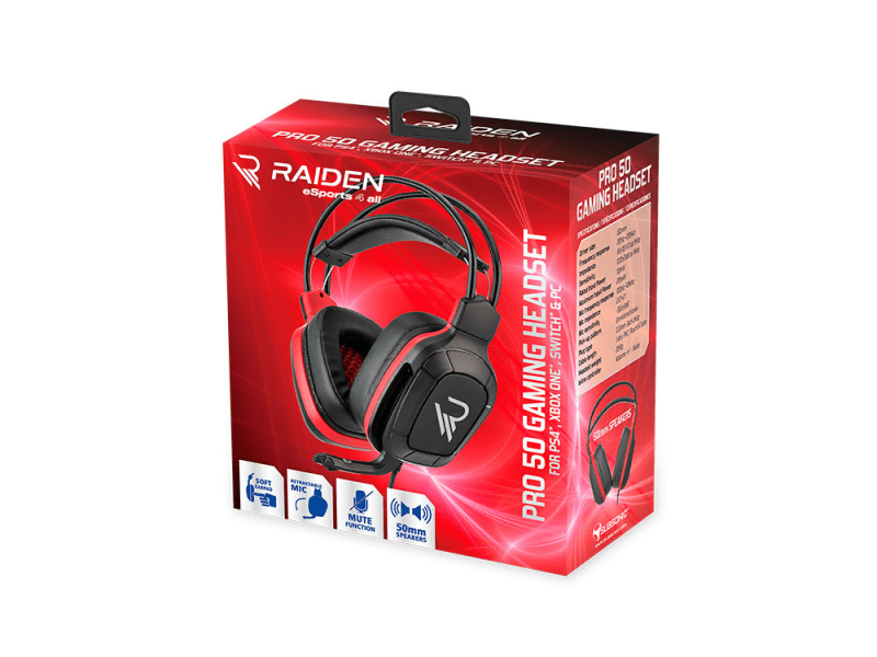 Subsonic Raiden - Pro 50 Gaming Fejhallgató (SA5554)
