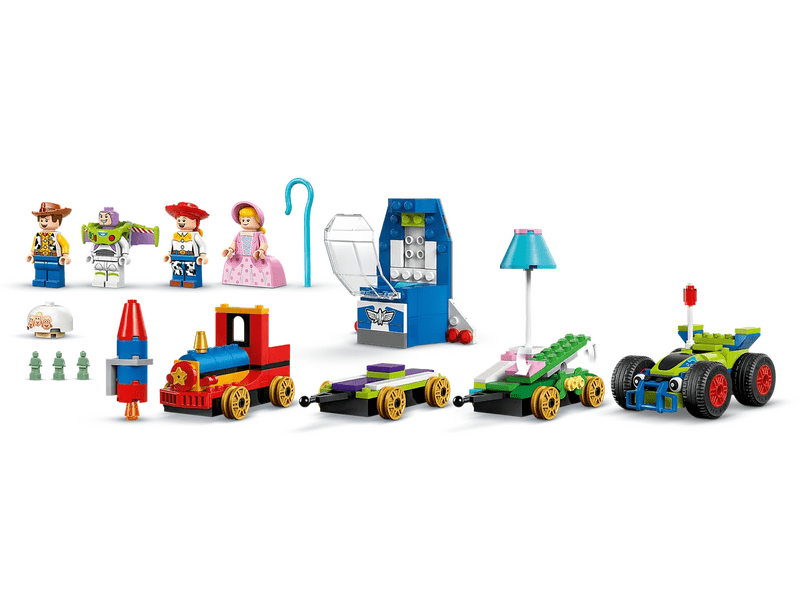 LEGO® Disney i Pixar Priča o igračkama Blagdanski vlak i trkaći automobil na daljinsko upravljanje (43264)