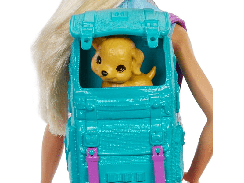 Barbie: Kempingező Malibu baba (HDF73)