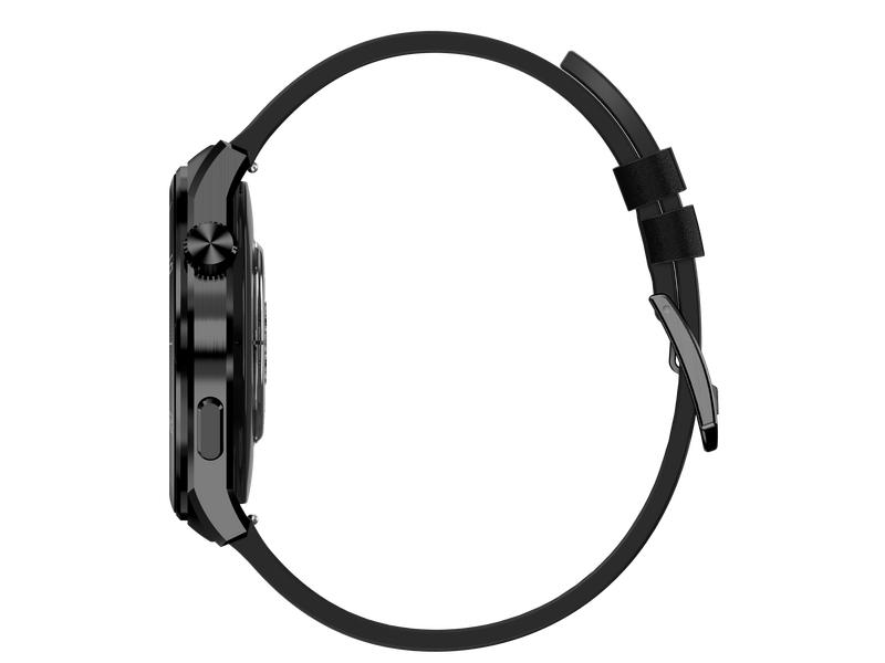 Garett V12 fekete, bőr okosóra