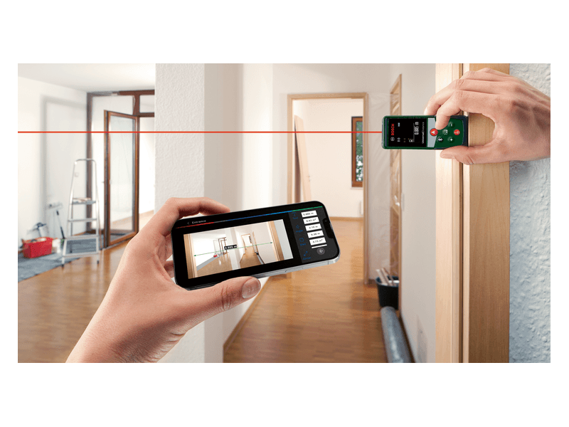 Bosch laserafstandsmeter Zamo van de 4e generatie met 3 adapters (makkelijk en nauwkeurig meten tot max. 25 m, oplaadbare batterijen via USB-C®, met adapterfunctie, in E-Commerce kartonnen doos Bosch laserafstandsmeter Zamo van de 4e generatie met 3 adapters (makkelijk en nauwkeurig meten tot max. 25 m, oplaadbare batterijen via USB-C®, met adapterfunctie, in E-Commerce kartonnen doos