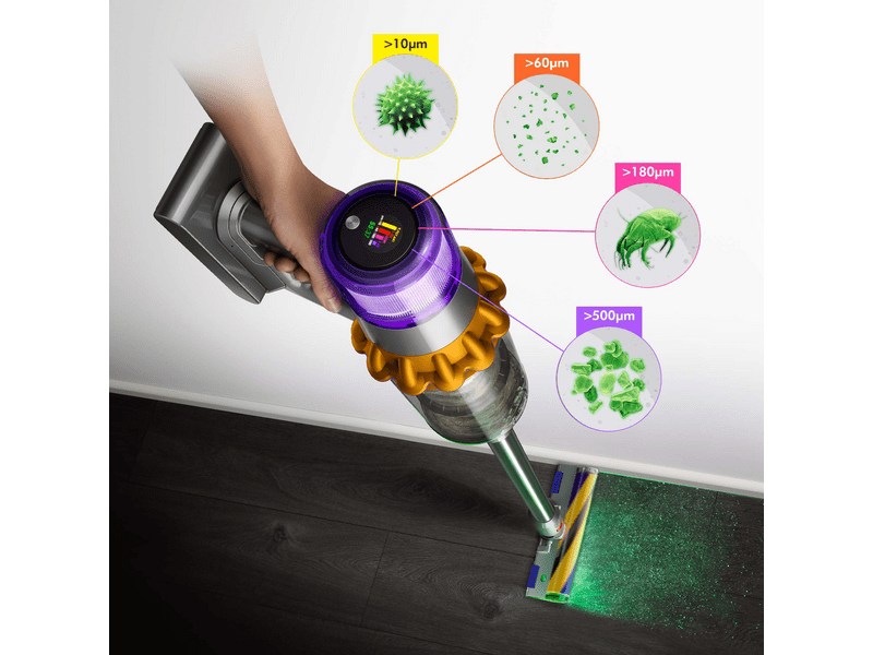 Dyson V15 Detect Absolute 2026 (SV47) Vezeték nélküli porszívó (494719-01)