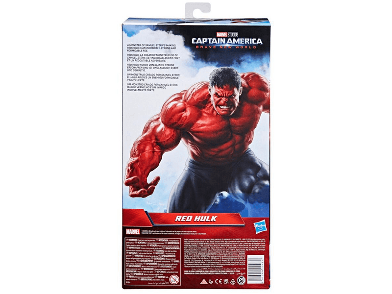 Marvel Deluxe Titan Hero - Vörös Hulk akciófigura (F9299)