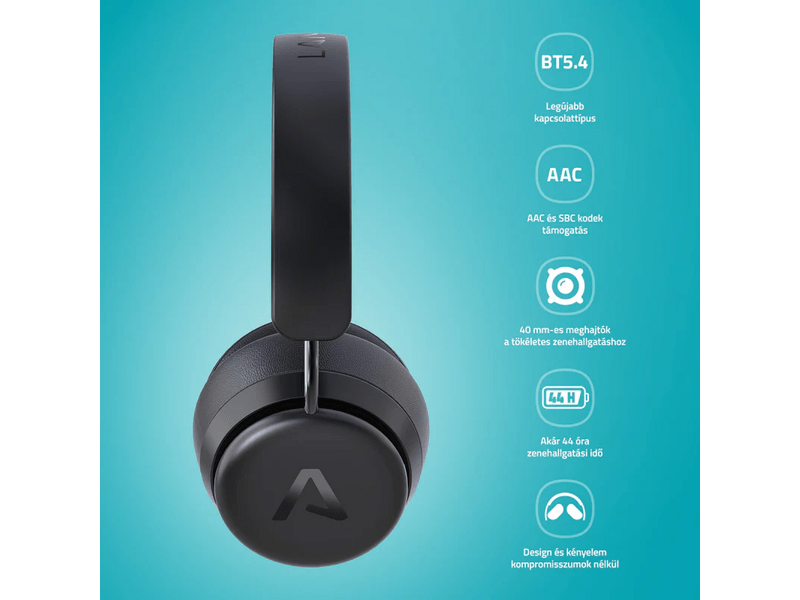 LAMAX Blaze3 Vezeték nélküli fejhallgató, fekete