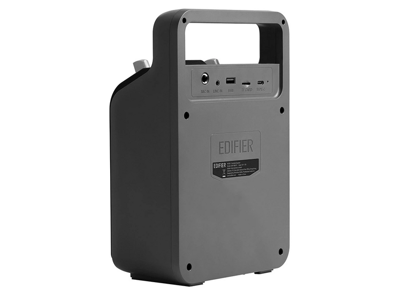 Edifier PP205 hordozható bluetooth hangszóró, fekete