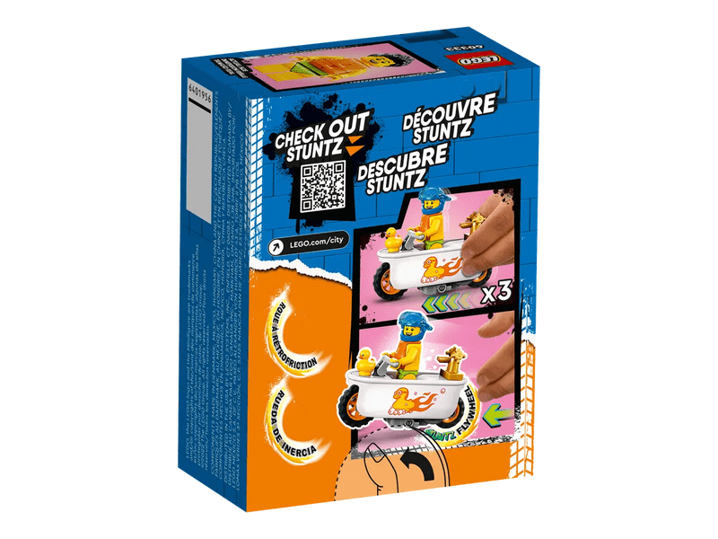 LEGO® City Fürdőkádas kaszkadőr motorkerékpár (60333)