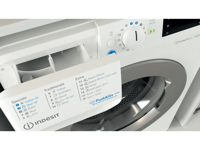Indesit BWE91496XWSVE Elöltöltős mosógép