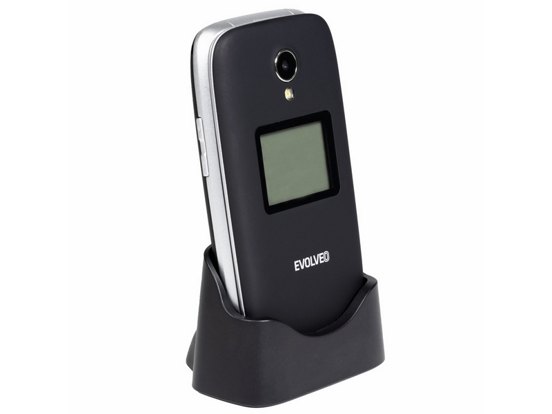 Evolveo EasyPhone FS EP771 BK Nyomógombos mobiltelefon, fekete