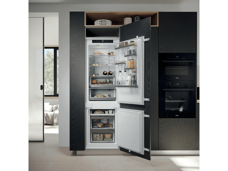 Haier EHBQW5518E Beépíthető alulfagyasztós kombinált hűtőszekrény