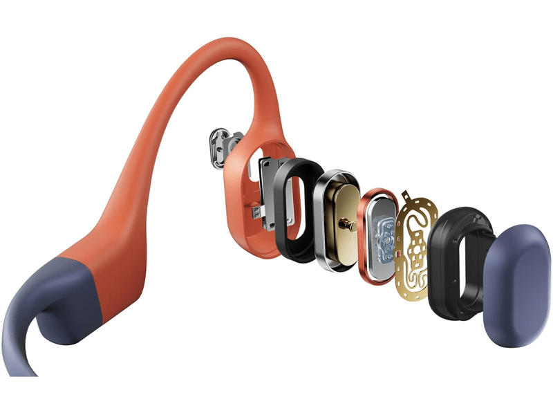 Shokz OpenSwim Pro Bluetooth fülhallgató, piros (S710-ST-RD)