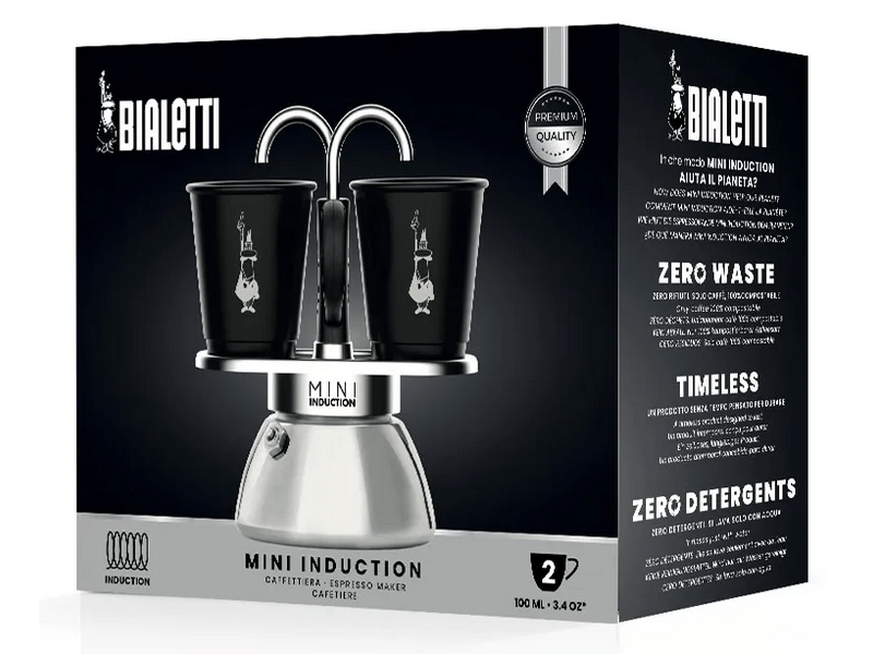 Bialetti 7310 Mini Express Indukciós kotyogós kávéfőző szett