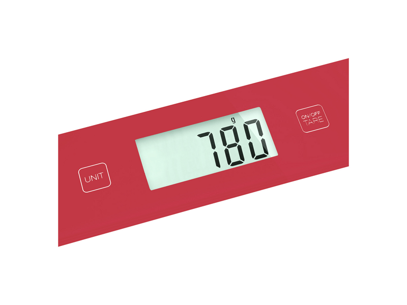 Sencor SKS 5034RD kuhinjska vaga, crvena