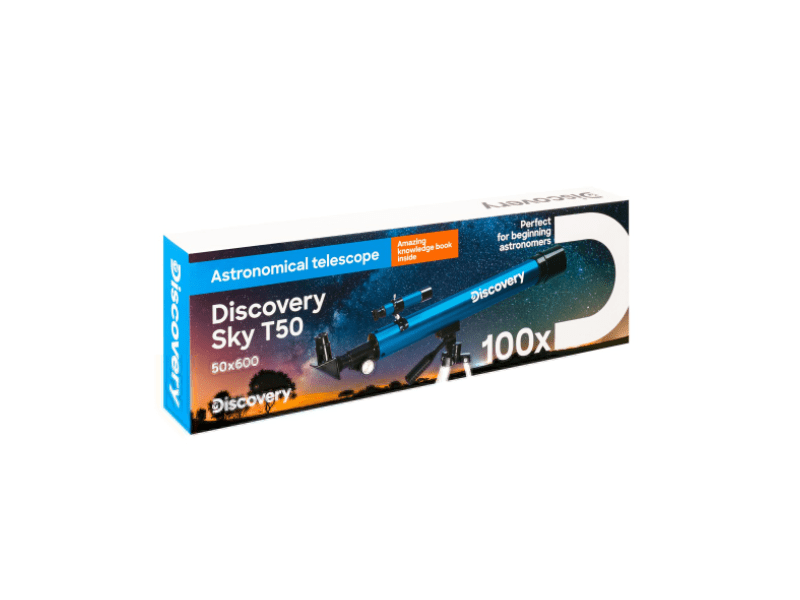 Levenhuk Discovery Sky T50 teleszkóp könyvvel