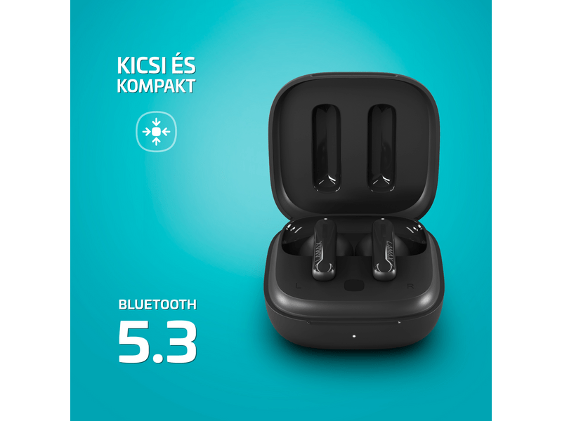 LAMAX Clips1 Plus Black TWS fülhallgató, fekete
