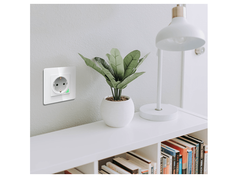 Avatto N-WOT10-EU-W TUYA WiFi fali aljzat, fehér