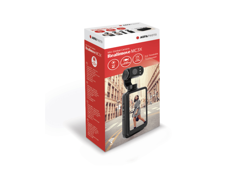 AgfaPhoto Realimove MC3X Mini Gimbal 4K Kamera