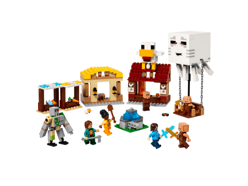 LEGO® Minecraft® Zračni brod duhova i napad na selo (21273)