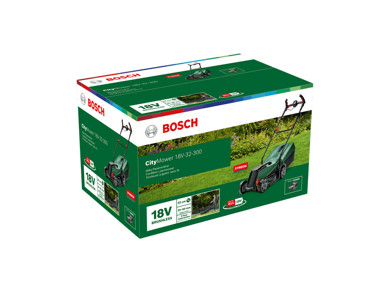 Bosch CityMower 18V-32-300 Akkus fűnyíró (06008B9A0A)