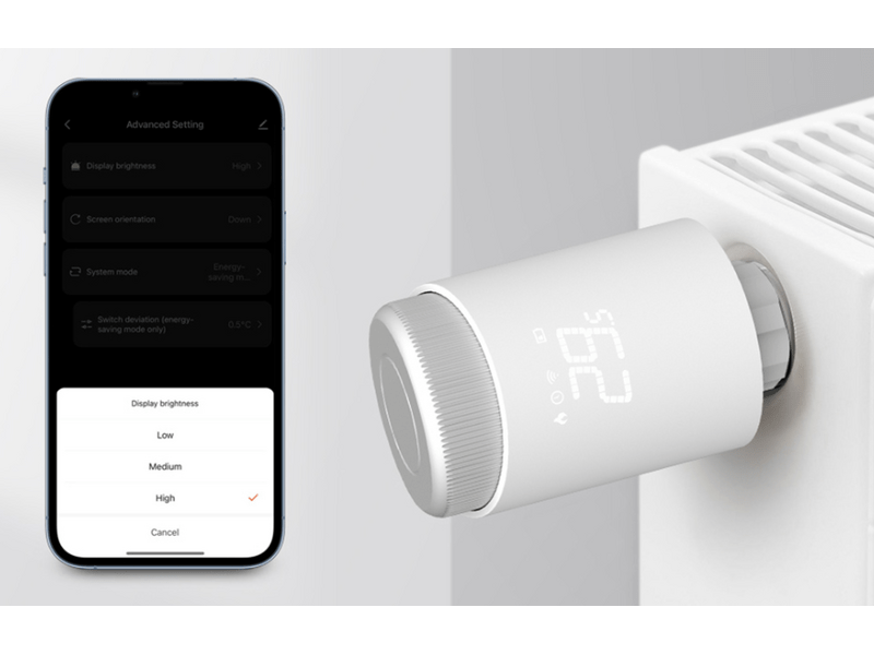 Avatto TRV10 Zigbee Tuya intelligens termosztátfej