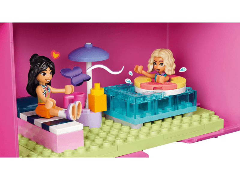 LEGO® Friends Kreatív, bőröndalakú babaház (42697)