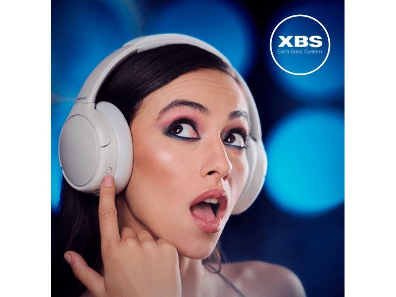 Panasonic Deep Bass BT Fejhallgató, bézs (RB-M600BE-C)