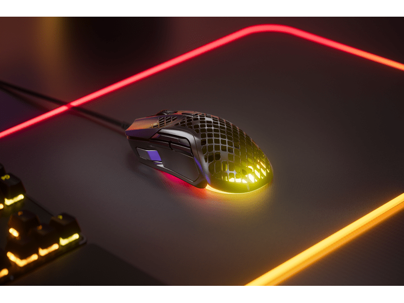 SteelSeries Aerox 5 Gaming egér, fekete (62401)