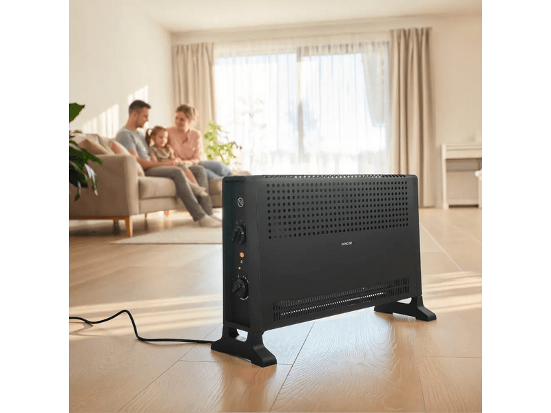 Sencor SCF 2022BK Elektromos konvektor, 2000W, fekete
