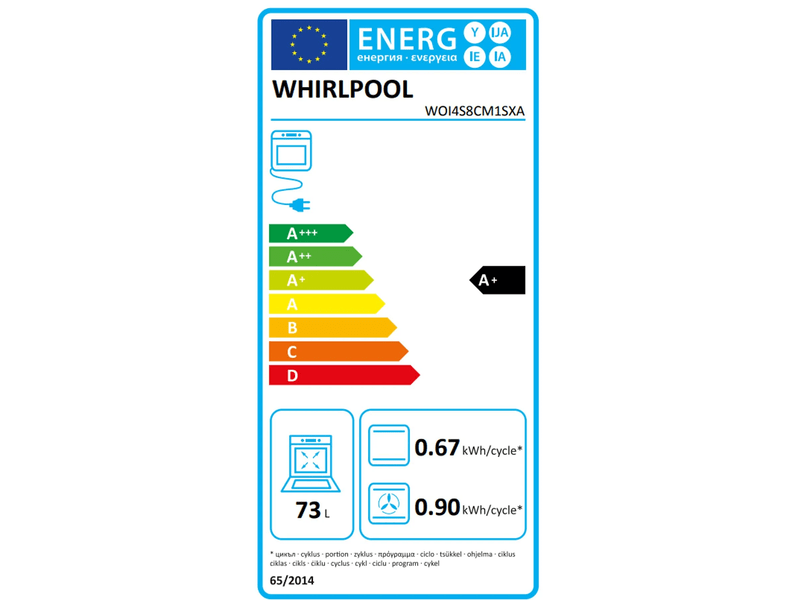 Whirlpool WOI4S8CM1SXA Beépíthető sütő + Whirlpool WMD44MX Beépíthető mikrohullámú sütő