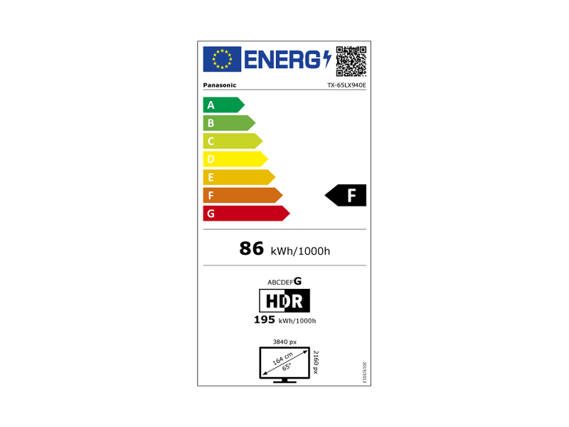 Panasonic TX-65LX940E 165 cm, 4K Ultra HD Smart LED Televízió