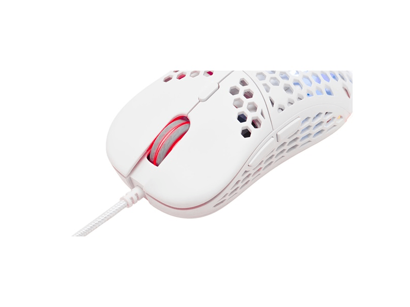 The G-Lab KULT-OXYGEN-W Gamer egér, fehér