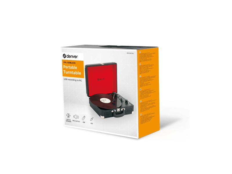 Denver VPL-120BLACK USB Lemezjátszó