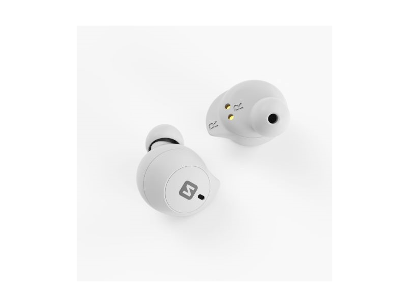 Swissten Stonebuds TWS bluetooth fülhallgató, fehér (54100100)