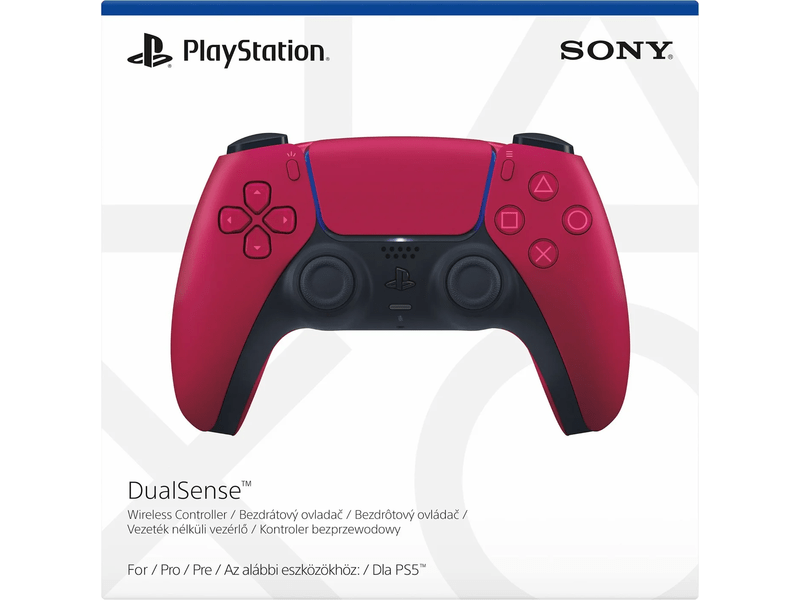 PS5 DualSense Vezeték nélküli kontroller, piros