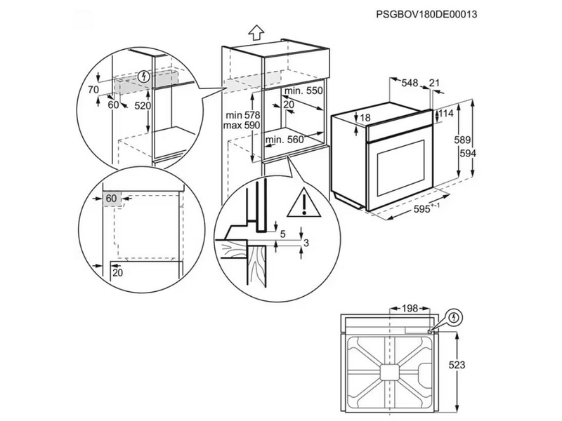 Electrolux EOC8P39Z SteamCrisp 700 Gőzsütő