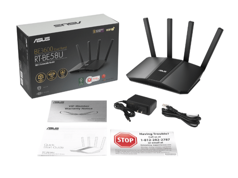 Asus RT-BE58U WiFi7 AiMesh ruter