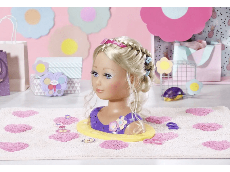 Baby Born fésülhető/ sminkelhető babafej (825990)