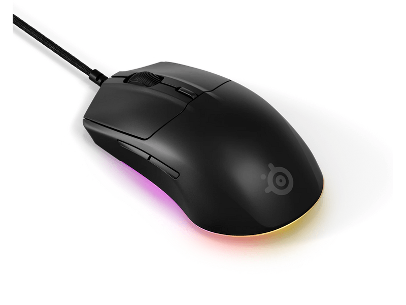 Steelseries Rival 3 Gen 2 Gaming egér, fekete