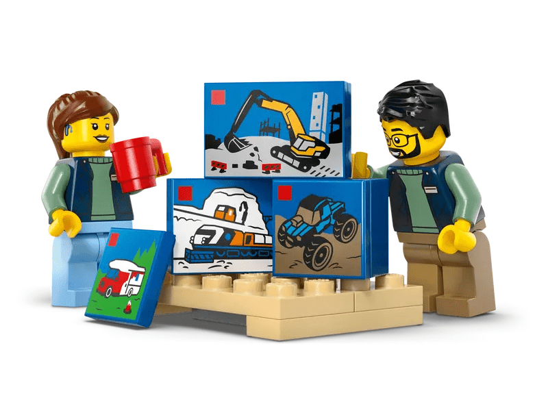 LEGO® City: A LEGO furgon – Húsvéti játéképítő-készlet gyerekeknek (60500)