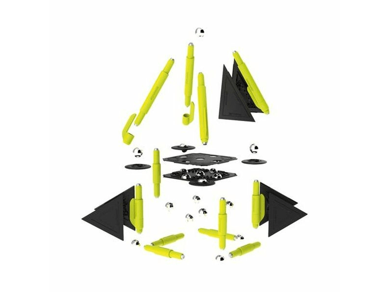 Supermag Projects Technicolor 50 db-os mágneses építőjáték táskában (SMG 0656)