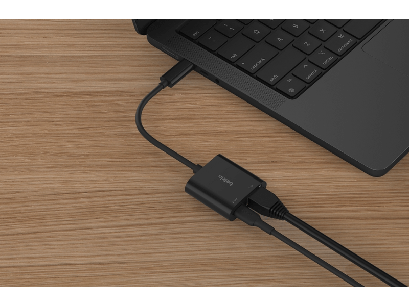 Belkin USB-C na Ethernet i adapter za punjenje (INC019btBK)