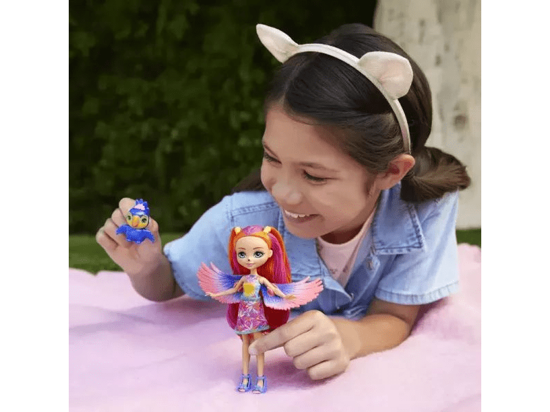 Enchantimals: Trippi Toucan baba Canopy tukán figurával (HRX83)