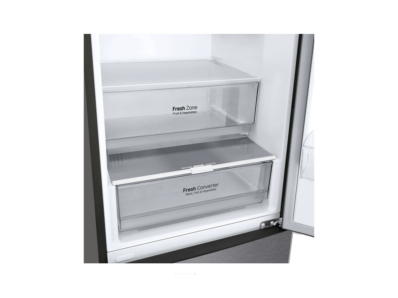 LG GBP62DSXCC1 Alulfagyasztós hűtőszekrény, DoorCooling+™ és ThinQ™ technológia, 384L kapacitás