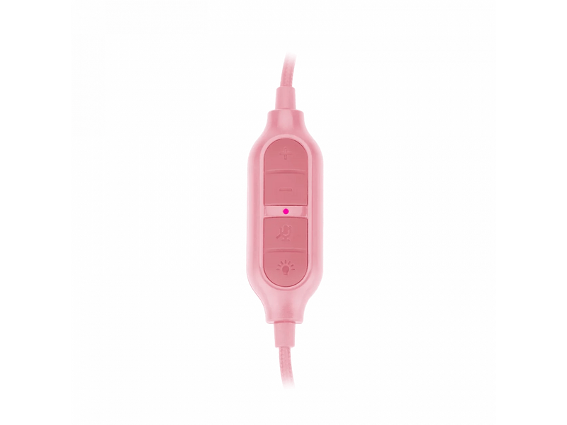 Redragon ZEUS X RGB Gamer headset, rózsaszín