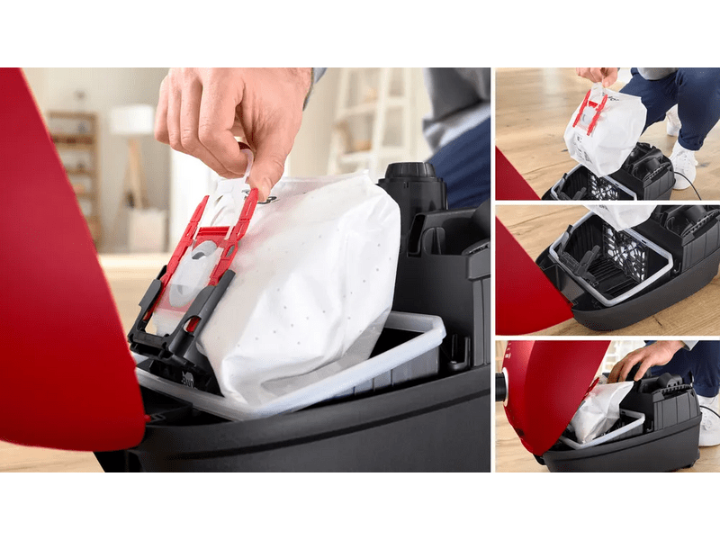 Bosch BGB41PET1 Serie 4 Porzsákos porszívó, vörös